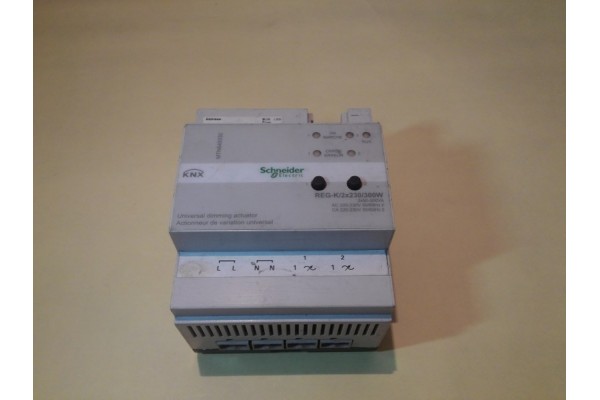 Universal Dimming Actuator, REG-K/2X230/300W, Schneider  (14 Days Warrenty on Entire Stock)